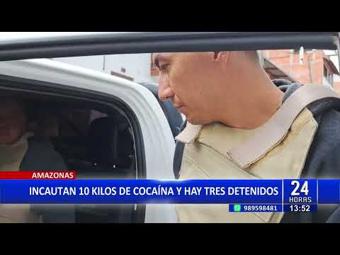 24Horas Amazonas: Incautan 10kg de Cocaína