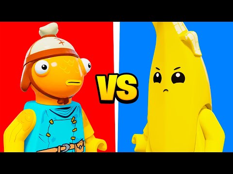 ROJO vs AZUL en FORTNITE LEGO!