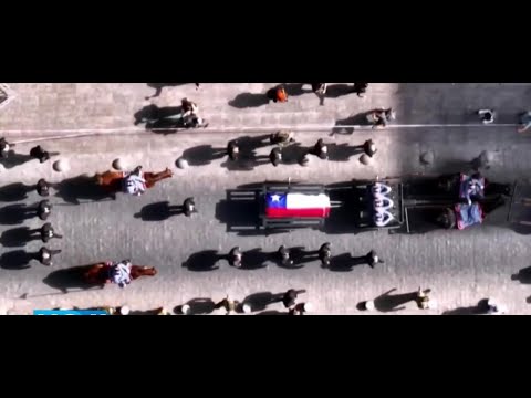 Chilenos abarrotaron las calles en el funeral del expresidente Sebastián Piñera