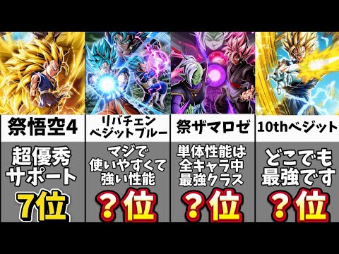 【ドッカンバトル】GLOBALドッカンCP前半版全キャラクター最強ランキングTOP16【比較】
