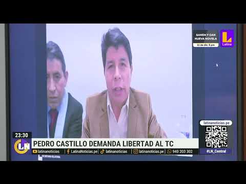 Pedro Castillo insiste en defender intento de golpe de Estado ante el TC