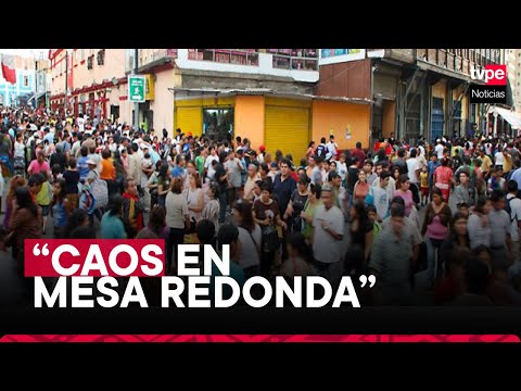 Cercado de Lima: Incrementa el número de visitantes a Mesa Redonda por fiestas