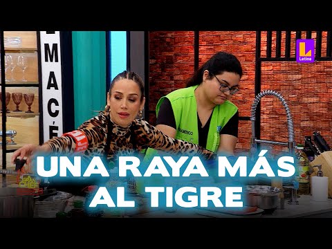 Karina Borrero está más que acostumbrada a los cortes en la cocina | El Gran Chef Famosos