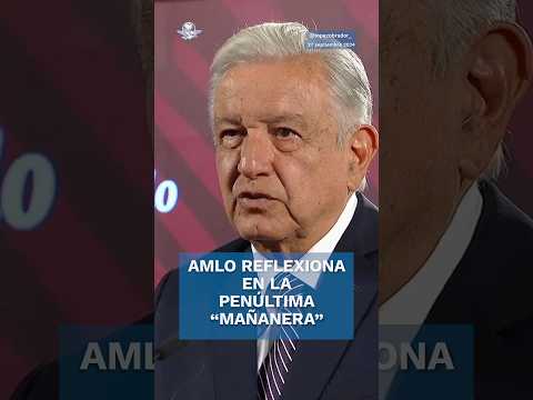 AMLO responde a última pregunta como presidente de México en “mañanera” #shorts