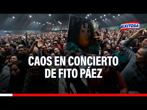 Se registraron largas colas y caos en concierto de Fito Páez: Arena 1, zona de riesgo para shows
