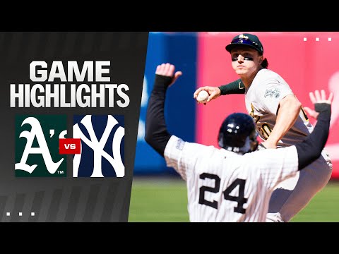 As vs. Yankees Game Highlights (4/22/24) | MLB Highlights