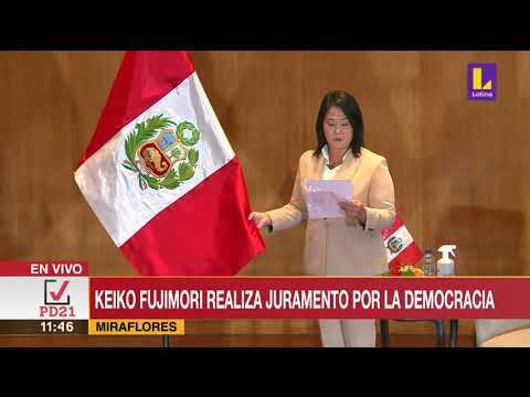 ? Keiko Fujimori realiza juramento de proclama ciudadana