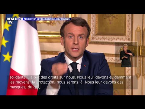 Emmanuel Macron assure que toute infraction aux règles de déplacements réduits sera sanctionnée