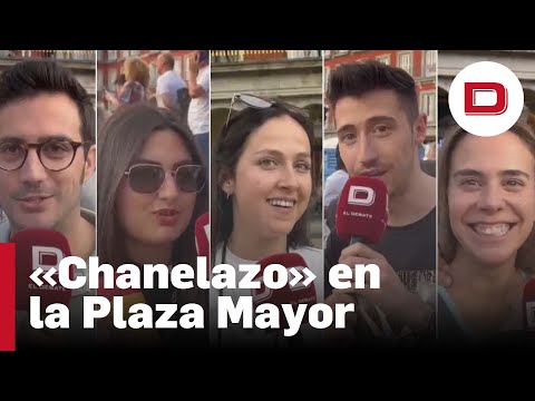 Chanelazo en la Plaza Mayor de Madrid