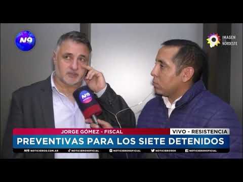 PREVENTIVAS PARA LOS SIETE DETENIDOS - NOTICIERO 9