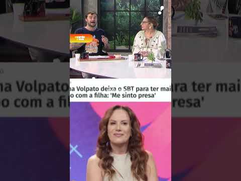 Regina Volpato deixa o SBT e colunista revela o motivo