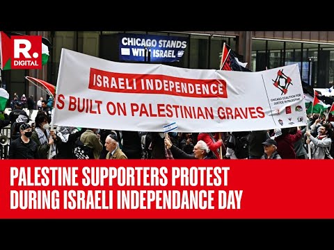 Pro-Palestinian Protesters Show Up For Israel Independence Day Ceremony In Chicago