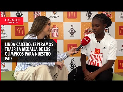 Linda Caicedo Esperamos traer la medalla de los Olímpicos para nuestro país