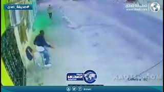 لحظة وفاة شاب في حادث مروع