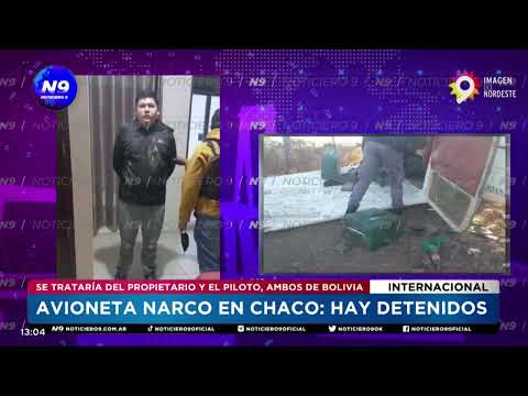 AVIONETA NARCO EN CHACO: HAY DETENIDOS - NOTICIERO 9