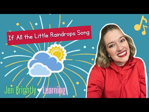 If All the Little Raindrops Song | Jen Brightly Learning