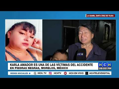 ¡Sueño americano truncado! Hondureña fallece en accidente en Piedras Negras, México