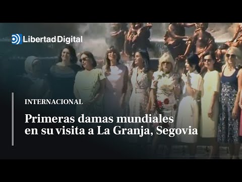 La reina Letizia, anfitriona de las primeras damas mundiales en su visita a La Granja, Segovia