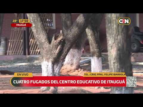 Cuatro fugados del Centro Educativo de Itauguá