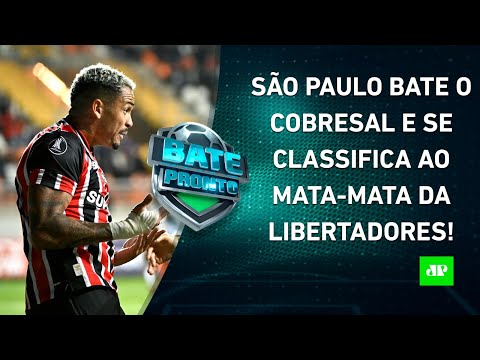 São Paulo VENCE e SE CLASSIFICA às 8ªs da Libertadores; Vini BRILHA na Champions! | BATE-PRONTO