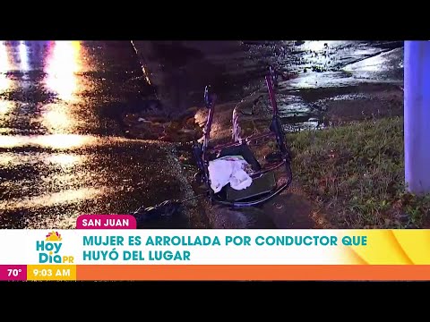 Hit and run: Mujer muere arrollada mientras salía de panadería en Río Piedras