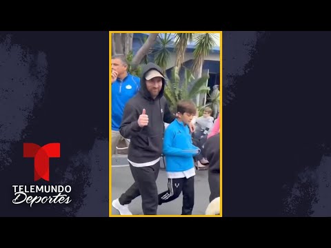 ¡Messi desata la locura en Disney! | Telemundo Deportes