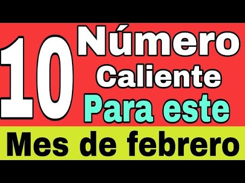 10 Números que mas salen  en todo el mes de febrero 2024 carolin loteria