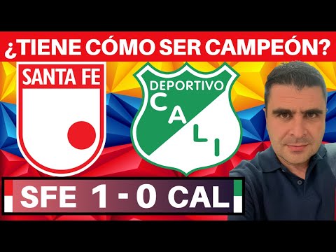 Santa Fe 1-0 Cali | Liga Dimayor 2022-II | Resumen de Goles y Táctica por Juan Felipe Cadavid