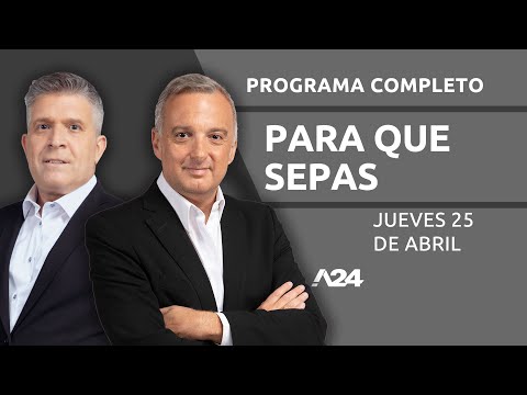 Las becas de los estudiantes están frenadas #ParaQueSepas l PROGRAMA COMPLETO 25/04/2024