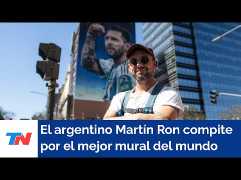 Dos murales del argentino Martín Ron compiten entre 50 obras callejeras de todo el mundo
