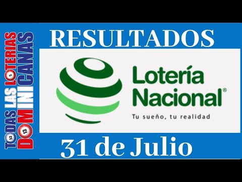 Lotería Nacional Domingo 31 de Julio del 2021 #todaslasloteriasdominicanas