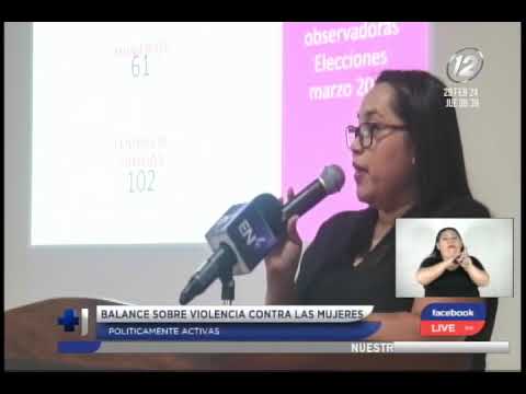 Balance sobre violencia contra las mujeres políticamente activas