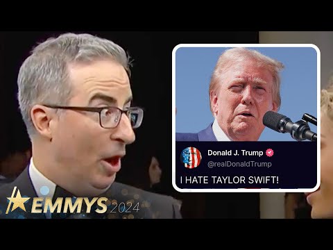 See John Oliver REACT To Donald Trump's Taylor Swift Hate Post