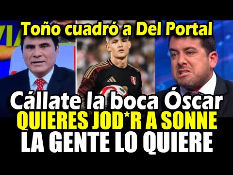 Toño Vargas PARCHA en vivo a Óscar del Portal por cuestionar hinchaje a Oliver Sonne