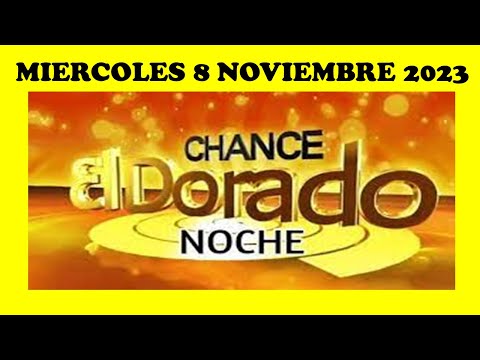 RESULTADOS DEL DORADO NOCHE DE MIERCOLES 8 NOVIEMBRE 2023