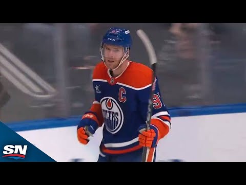 Connor McDavid Snipes Top Corner For Wicked Wrist Shot Goal