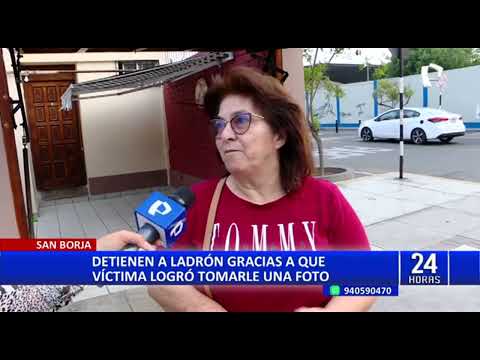 San Borja: Capturan a delincuente que robaba celulares en las afueras del Ministerio de Cultura