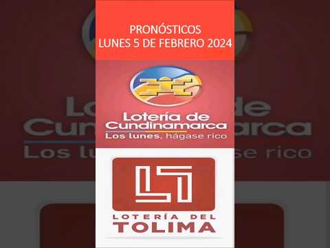 Descubre los números ganadores de la Lotería Cundinamarca y Tolima | hoy 5 feb 2024 #shorts