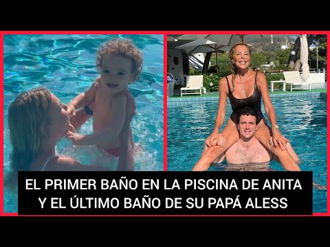 ?ANA OBREGÓN REVIVE LOS MOMENTOS DE ALESS CON SU HIJA ANITA EN LA PISCINA