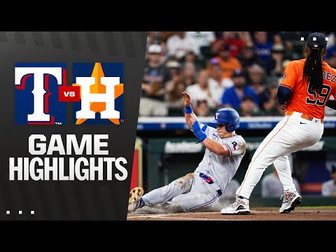 Rangers vs. Astros Game Highlights (7/12/25) | MLB Highlights