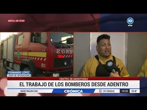 Incendios en Punilla: el trabajo de los bomberos desde adentro