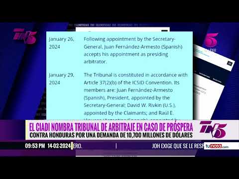 CIADI nombra tribunal de arbitraje en caso de Zede Próspera contra Honduras