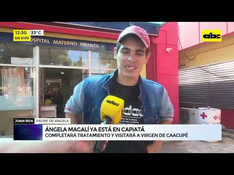 Ángela Magalí ya está en Capiatá
