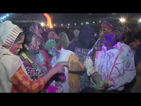 Pakistanis celebrate Holi, the festival of colors