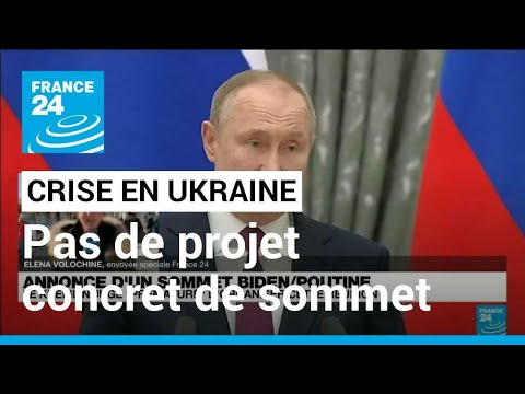 Crise en Ukraine : pas de projet concret de rencontre Biden-Poutine, affirme le Kremlin