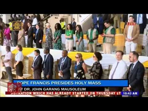 Santa Misa en el Mausoleo John Garang, presidida por el Papa Francisco, domingo 5 de Febrero 2023.