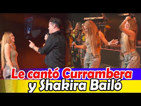 Le cantó Currambera y Shakira Bailó! Así fue el homenaje que le hizo Carlos Vives a Shakira