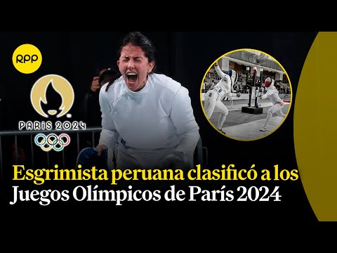 Esgrimista peruana clasificó a los Juegos Olímpicos de París 2024