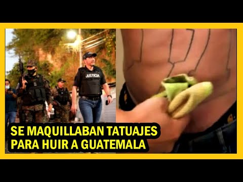 Miembros de pandillas siguen huyendo a Guatemala, ocultan tatuajes con maquillaje