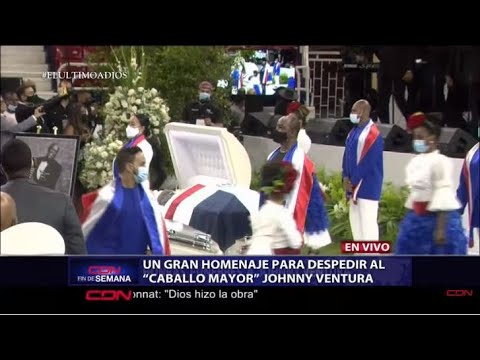 Un gran homenaje para despedir a “El Caballo Mayor” Johnny Ventura
